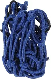 OSOLADY Motorcycle Helmet Rope Storage Net with Hook Reflective Cargo Net for Safe Luggage Tie Down Durable Latex Material Easy Install for Motorcycle and Bike Transport