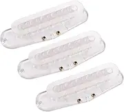 Vaguelly 3pcs Transparent Humbucker Pickup Bobbin Durable Guitar Screw Side for Custom Pickup Makers Easy to Install Guitar Accessories