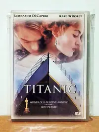 在飛比找Yahoo!奇摩拍賣優惠-得利 鐵達尼號 TITANIC DVD 初版 二手有刮痕