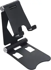 Smartphone Stand Mobile Phone Mount Aluminum Alloy Foldable Desk Phone Holder Easy to Carry Great for Friends