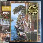Bob Pejman Lake Como Villa Italy Jigsaw Puzzle 1000 piece w/ Glue Sealed New