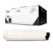 1x Toner for OKI Mc 853 873 Like 45862840 Black Burnished