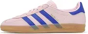 [adidas Originals] adidas Gazelle Indoor Womens Sneakers, Clear Pink/Lucid Blue/Gum, 8.5