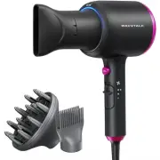 Hair Dryer with Diffuser, Blown Away Ionic Hair Dryer for Curly Hair with Com...