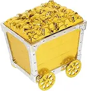 KICHOUSE Plastic Treasure Chest Toy for Boys and Girls Storage Interactive Mining Cart Toy