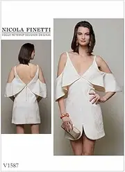 [VOGUE PATTERNS] Misses' Dress 14-16-18-20-22 Orange