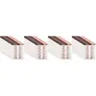 Set of 4 Waterproof Eyebrow Stickers False Eyebrows Stamp Kit Black Tint