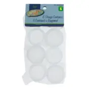 Lot of 2 CRAFTS Storage Containers 6PK FREE SHIPPING