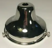 New 3 1/4" Fitter Nickel Plated Brass Fixture Shade Holder, 1/8IP Slip #SH762N