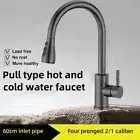 360° Sink Mixer Tap Kitchen Tap Pull Out Taps Matte Black Faucet Laundry