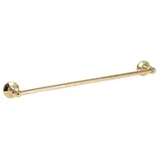 Noosa Single Towel Rail 600mm Gold PV Gold PVD Brass