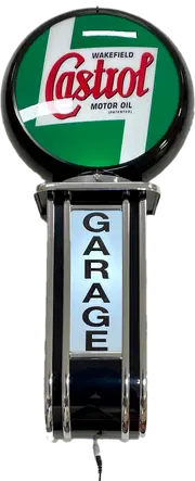 Massive Castrol Motor Oil LED GARAGE Wall Sign Led Bar Lighting Light