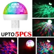 USB Laser Light Mini RGB LED Disco Ball Shape Stage Effect Convenient For Party