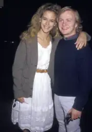 Actress Kelly Preston and actor Doug McKeon 1987 OLD PHOTO 5
