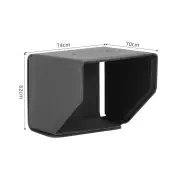 SmallRig Sunhood for Sony Alpha 7 IV/Alpha 7S III/Alpha 7C/ZV-1/ZV-E10/FX3 Camera 3206