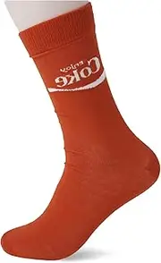 Coca-Cola Brands Men's 2 Pack Crew Socks