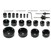 18-Piece Bi-Metal Hole Saw Kit Quick-Change Arbor for Drilling