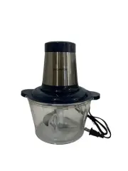 Electric Food Chopper Food Processor 2 Liter Glass Bowl Meat Grinder Mixer
