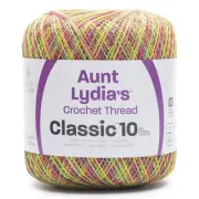 Aunt Lydia's Classic Crochet Thread Size 10-Super Glow Sherbert 154-1GGN9