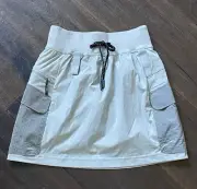 NWOT Lululemon Multi-Pocket Cargo High-Rise Hiking Skirt/Skort Seal Grey Size 2