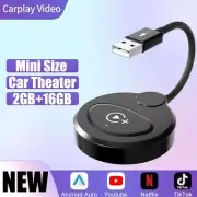 AI Box Wireless CarPlay/Wireless Android Auto Adapter-Multimedia Adapter 2+16GB