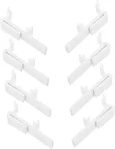 Zerodeko Vertical Blind Clamps 8pcs Blind Valance Replacement Clips Shower Curtain Holders for Drapes