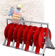 Wire Spool Stand, Portable Cable Caddy Spool Dispenser,Cord Storage Holder with Metal Rack,for Wires Ropes Paracord(340x665x240mm)