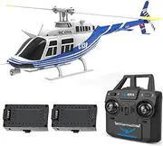 Helicopter Remote Control Model Suitable for Adult Beginners. Multi Purpose Helicopter with 6-axis Gyroscope, high Suspension Pressure Gauge, high Flow Optical Positioning, Suitable for Aged 14+