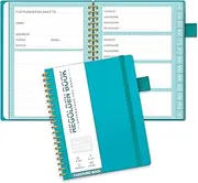 Password Book with Alphabetical Tabs, Hardcover Internet Address & Password Organizer Logbook, Password Keeper for Computer & Website , Pen Loop, Pocket, Pocket Size,160 pages（4.6x5.9”）