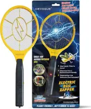 Electric Fly Swatter Bug Zapper Battery Operated Flies Killer Indoor & Outdoor P