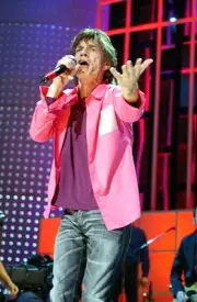 Mick Jagger at The Concert for New York City - Show at Madison Squ- Old Photo 1