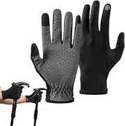 [Generic] Hiking Gloves,Climbing Gloves | Anti-Slip Touchscreen Motorcycle Gloves - Exercise Gloves, Breathable Mitts for Climbers, Rock Climbing, Adventure, Sports A