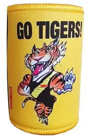Richmond Go Tigers Mascot Paul Harvey Design Can Cooler Stubby Holder