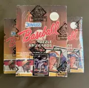 MINT 1987 Donruss Unopened Baseball Wax Box BBCE Sealed (Bonds Maddux RC)