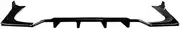 3PCS Car Rear Bumper Diffuser Splitter Lip Spoiler Compatible with Mercedes Benz C Class W206 C200 C43 AMG 2022-2024 Rear Blade Body Kits(Black)
