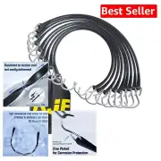 50-Pack Long 21'' Bungee Straps - Reliable Elasticity for All Weather Accessory