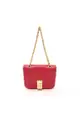 二奢 Pre-loved CELINE C See Small W chain shoulder bag leather Red