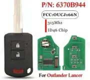 3Buttons Auto Remote Key Fob P/N: 6370B944 315MHz ID46 For Mitsubishi Outlander