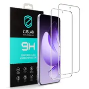 [2 Pack] ZUSLAB for OPPO Reno 13 Screen Protector, Tempered Glass Ultra Clear HD Protection Film 9H Hardness - Clear