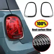Carbon Fiber Taillight Light Frame Trim For MINI Cooper S F55 F56 F57 Black (for: Mini)