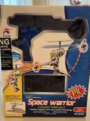 2 R/C Radio Control Spaceman Space Warriors Blue And Green Brand New