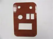 COBALT ALUMINUM WOOD GRAIN BLANK SWITCH PANEL 6" X 8 5/8" MARINE BOAT