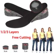 Adjustable Orthopedic Heel Lift Inserts, Height Increase Insole (3 Layers)