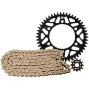 Tusk Gold Chain Sprocket Kit Set Black 2152690019