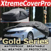 WATERPROOF CAR COVER W/MIRROR POCKET BLACK for 2018 2017 2016 2015 KIA CADENZA