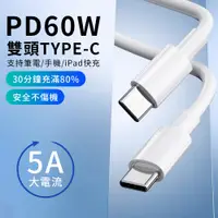 在飛比找PChome24h購物優惠-哥特斯 Type-C To Type-C PD 60W高速手