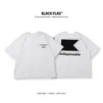 【P.COAST LAB】BLACK FLAG 24SS BLACK FLAG SHORT TEE (麻花白)