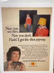 1980 Michael Landon Kodak Tele-Ektralite 20 Camera Print Ad