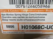 Liberty Hardware H01068C-UC-C 2 Pack Non-Mortise Concealed Spring Hinge