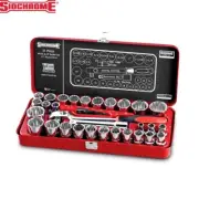 Sidchrome SCMT14118 31pce 1/2" Drive Metric & Imperial Socket Set - AU STOCK